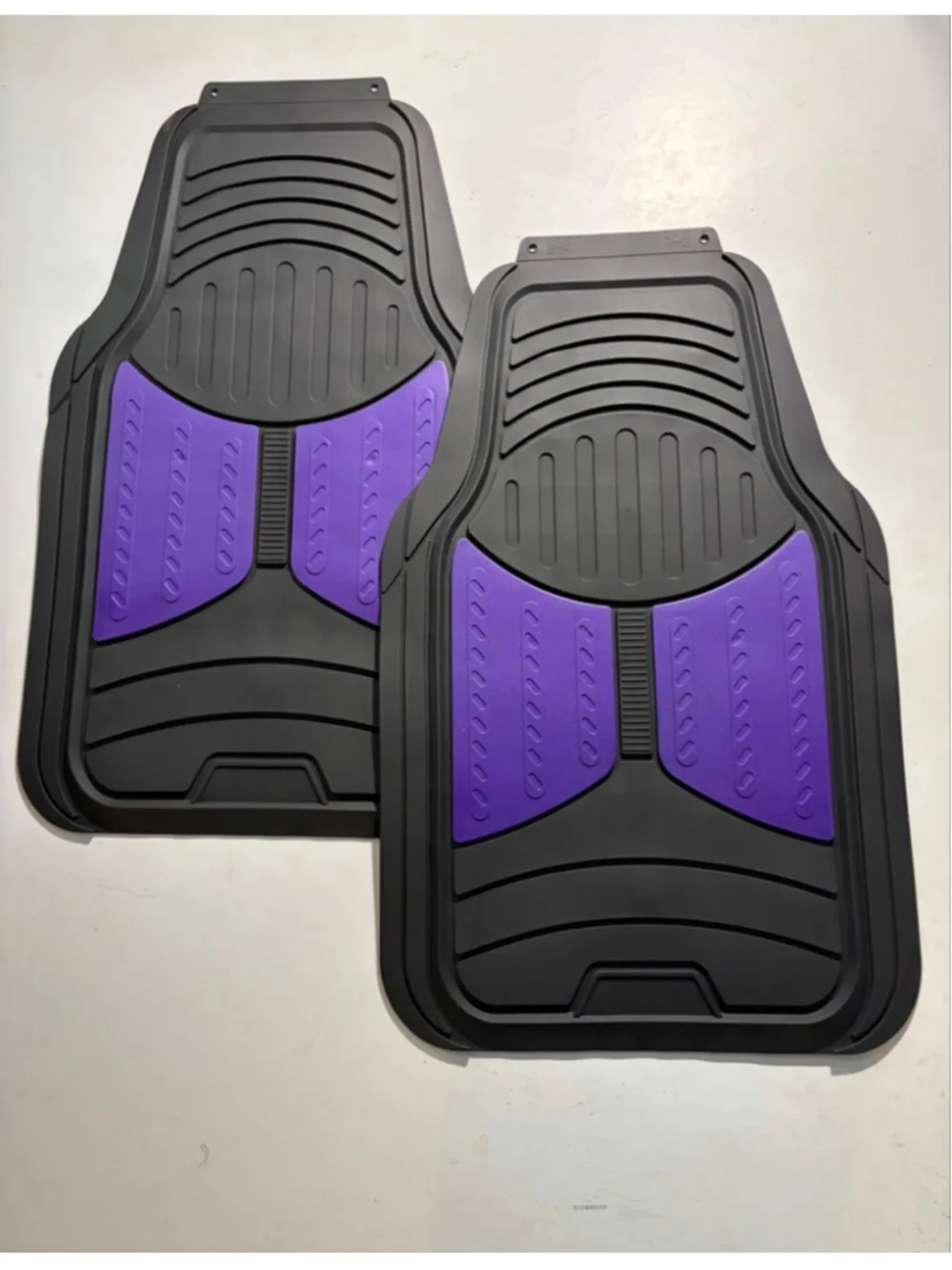 Unbranded Door Mats One Size Black Purple Car Floor Mats Set